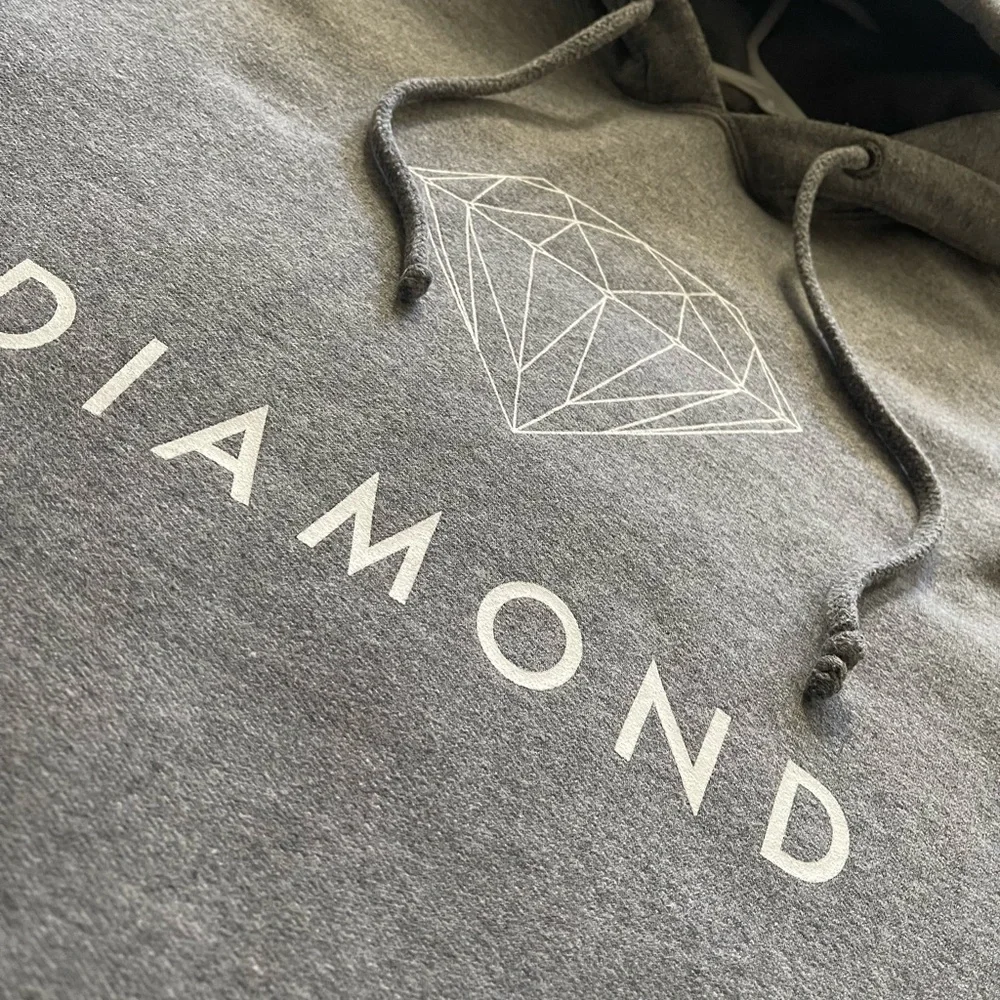 Diamond supply co. Grey Hoodie - Picture 2 of 3